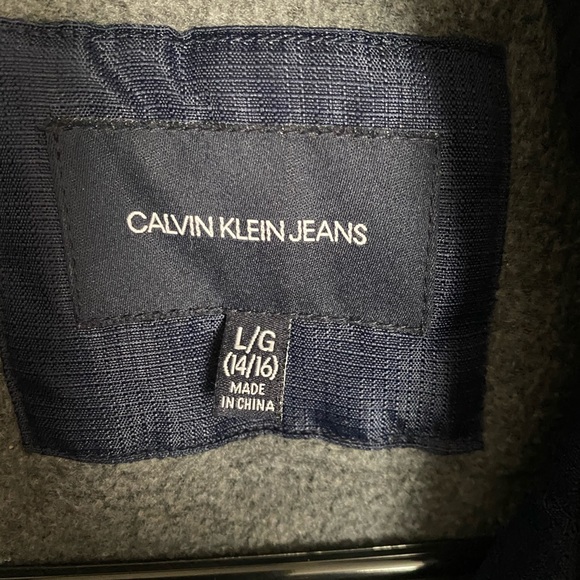 Calvin Klein Jeans kids Navy Blue Winter Coat - Picture 4 of 13